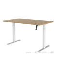 Manual Height Adjustable Standing Desk Frame Hand Crank Adjustable Table With Office Furniture